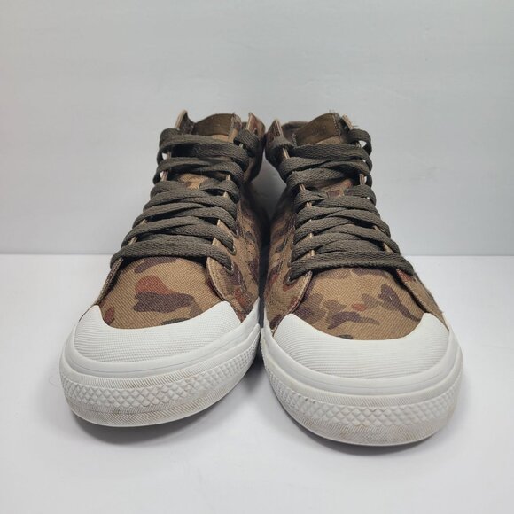 Adidas Nizza High Classic 78 Men's Brown Camo Sneakers G95800 US Size 10.5 - Picture 3 of 8
